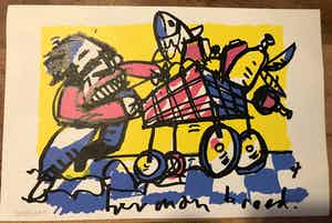 Herman Brood - Zonder titel verkocht voor € 75!