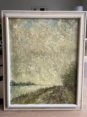 Jan Wingen - Landschap verkocht voor € 50!