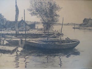 Willem Witjens - Ets Haventje 1929 kopen? Bied vanaf 65!