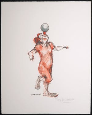 Kees Verkade - Litho, Charlie Rivel kopen? Bied vanaf 10!