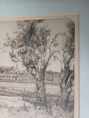 Cor van der Woerd - Gezicht op Deventer kopen? Bied vanaf 25!