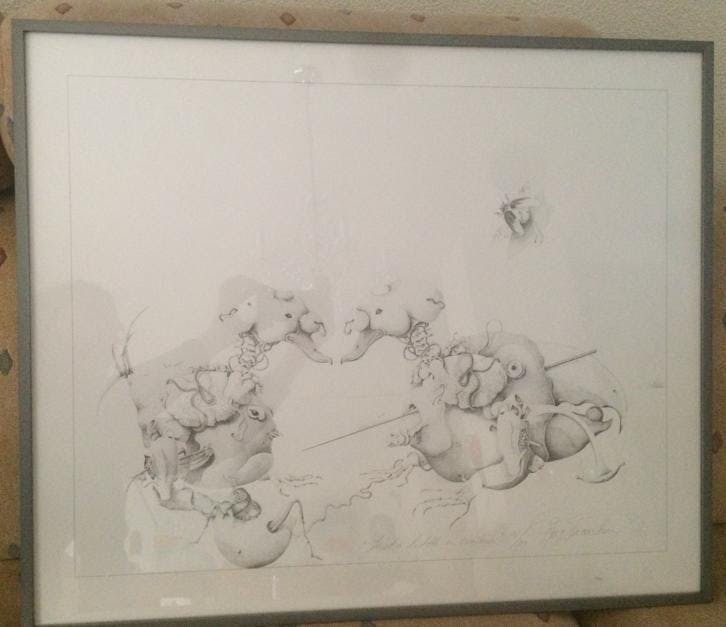 Robert Franken - litho 41/100 'Just a Little in Common' Vormt mooi geheel met de andere litho! kopen? Bied vanaf 25!