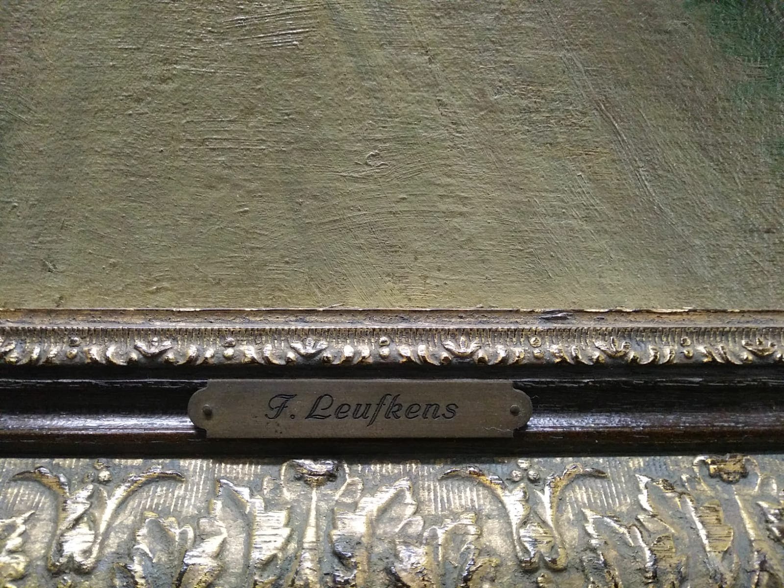 Hubert Frans Leufkens - Boslandschap - (1863-1959) kopen? Bied vanaf 125!