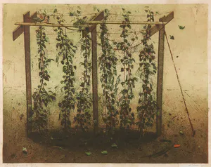 Arthur Stam - Ets en aquatint, Zonder titel - Ingelijst kopen? Bied vanaf 1!