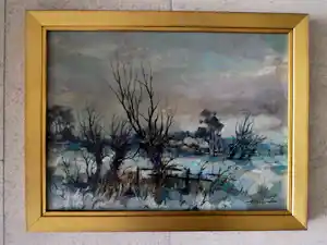 Harry Zeegers - Landschap in de winter - Harry Zeegers vendu pour 95€ !