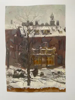Niet of onleesbaar gesigneerd - villa in winter kopen? Bied vanaf 1!