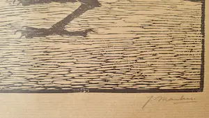 Jan Mankes - Houtsnede Zwarte Kraai - Gesigneerd - 1918 kopen? Bied vanaf 325!