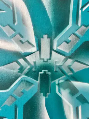 Hugo Kaagman - Canvas doek - Electric Centre kopen? Bied vanaf 250!