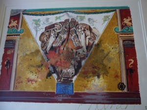 Gerti Bierenbroodspot - Zeefdruk, Titel, "Ornament" - groot kopen? Bied vanaf 50!