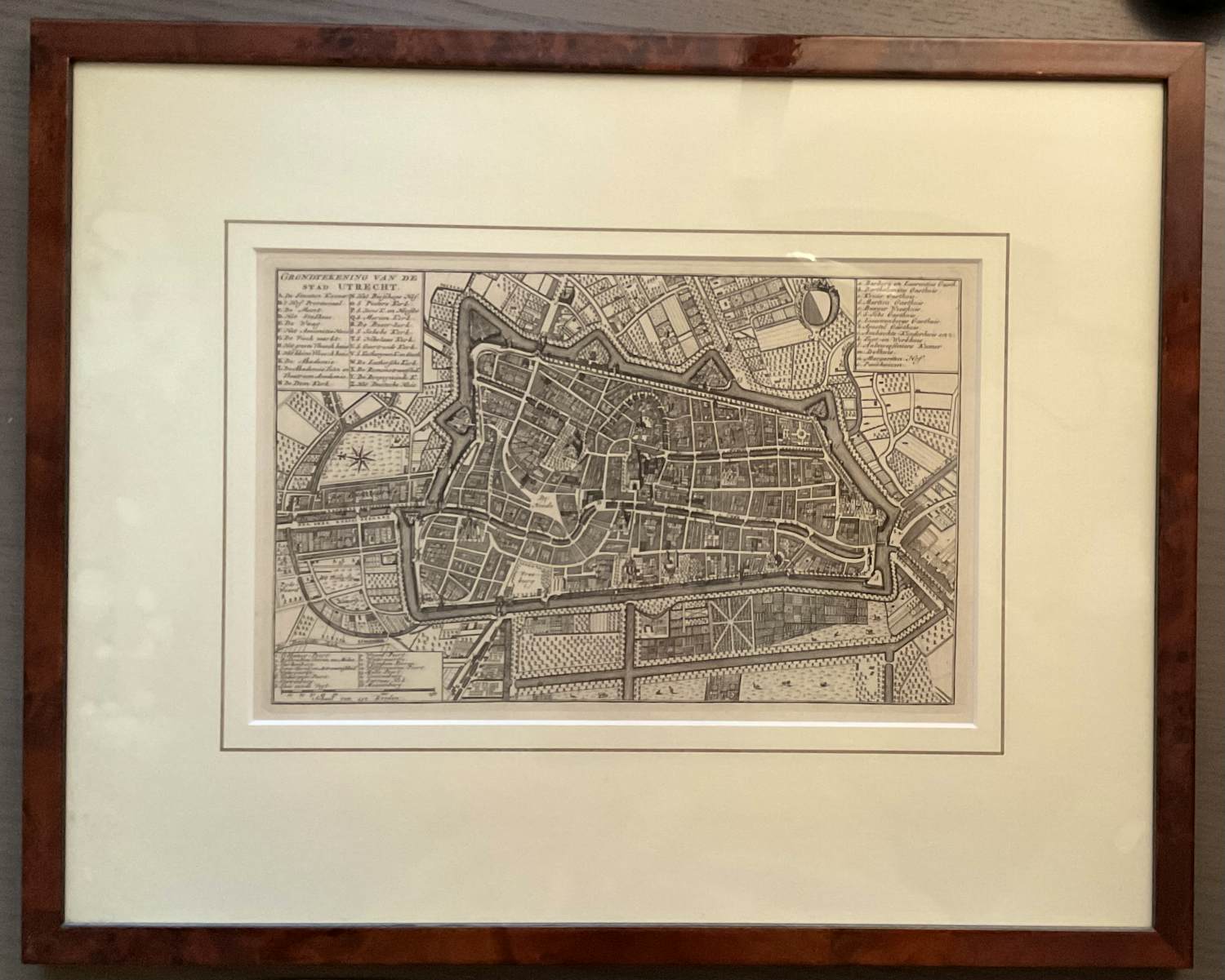 Isaac Tirion - Plattegrond van de stad Utrecht kopen? Bied vanaf 75!