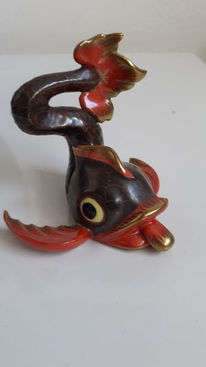 Porseleinfabriek Herend - Koi Fish Fishnet handpainted nr. 4 ( P84) kopen? Bied vanaf 35!