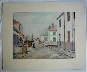 Maurice Utrillo - Kunst-Schoolplaat uit 1975 , Avallon - Stichting Beeldende Vorming Utrecht kopen? Bied vanaf 35!