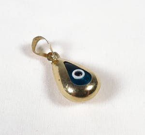 14K Goud - Hanger met Turks oog kopen? Bied vanaf 1!