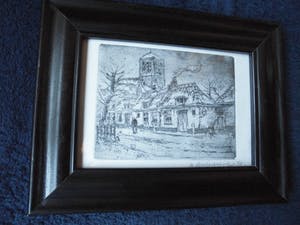 Martinus Leonardus Middelhoek - grafiek - landschap kopen? Bied vanaf 20!