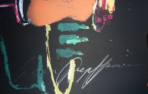 Espen Hagen - Grote hand gesigneerde zeefdruk 'Six ladies at The black bar' kopen? Bied vanaf 80!