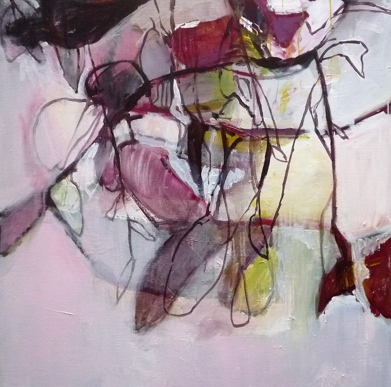 Irene van den Bos - Pink Flora verkocht voor € 150!