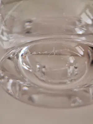 Orrefors - zware kristallen schaal 'Corona', Lars Hellsten kopen? Bied vanaf 45!