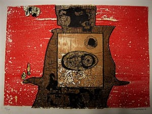 Jean Pierre Vielfaure - belangrijk Frans Surrealist - Litho uit de serie Opéra Civilisation - gesigneerd kopen? Bied vanaf 1!