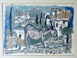 Jacques Chapiro - (1887-1972) De Ezel verkocht voor € 150!