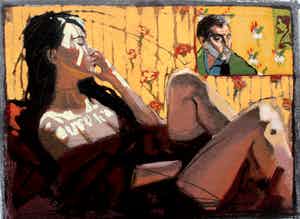 Nico Vrielink - Zeefdruk: Confrontatie met Gauguin verkocht voor € 99!