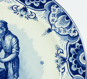 Niet of onleesbaar gesigneerd - Lot van vier wandborden kopen? Bied vanaf 1!