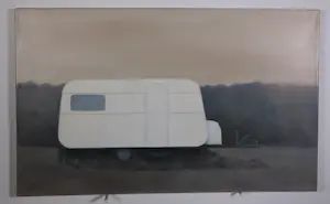 Erica Scheper - Olieverf op doek, Caravan kopen? Bied vanaf 200!