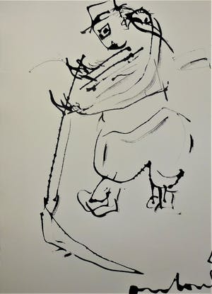 Anton Heyboer - 2 maaiers kopen? Bied vanaf 275!