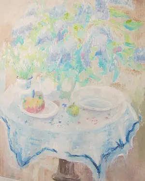 Buy Theo Van Rintel - Stilleven met bloemen en fruit? Bid from 400!