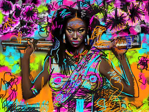 Peter Klashorst - Ebony Queens (set van 3 stuks) kopen? Bied vanaf 1!