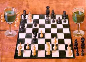 Bernhard Dörries - Schach verkocht voor € 550!