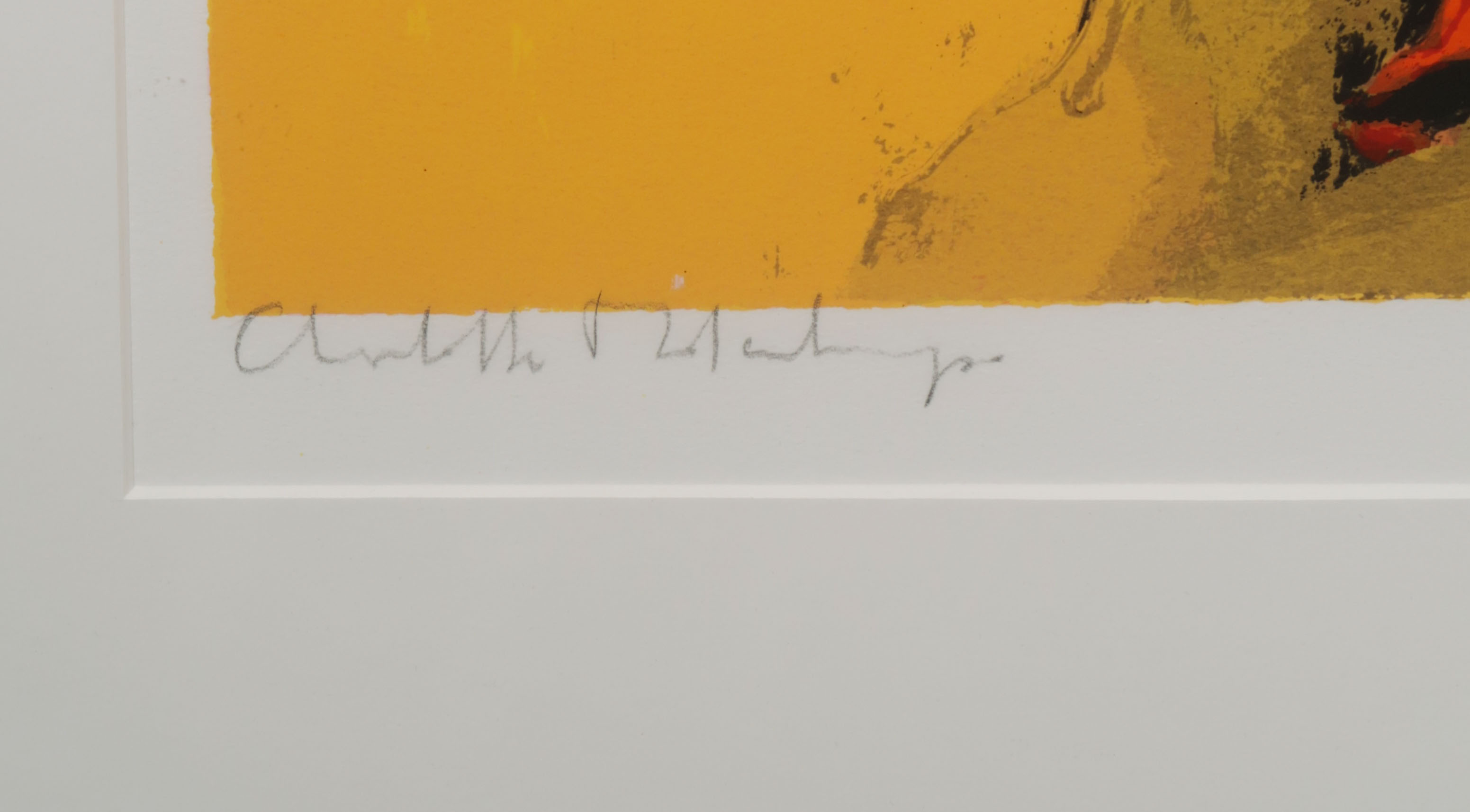 Charlotte Molenkamp - Vogel in geel - Ingelijst (Groot)  kopen? Bied vanaf 120!