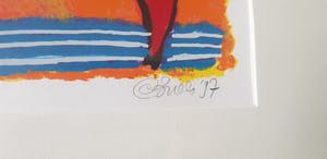 Clemens Briels - Podana - zeefdruk - gesigneerd - ingelijst - 1997 - 100 ex. kopen? Bied vanaf 1!