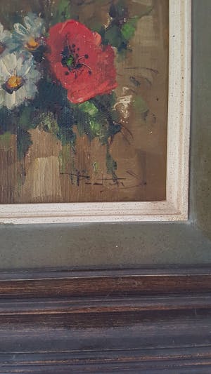 Niet of onleesbaar gesigneerd - stilleven met rozen kopen? Bied vanaf 1!