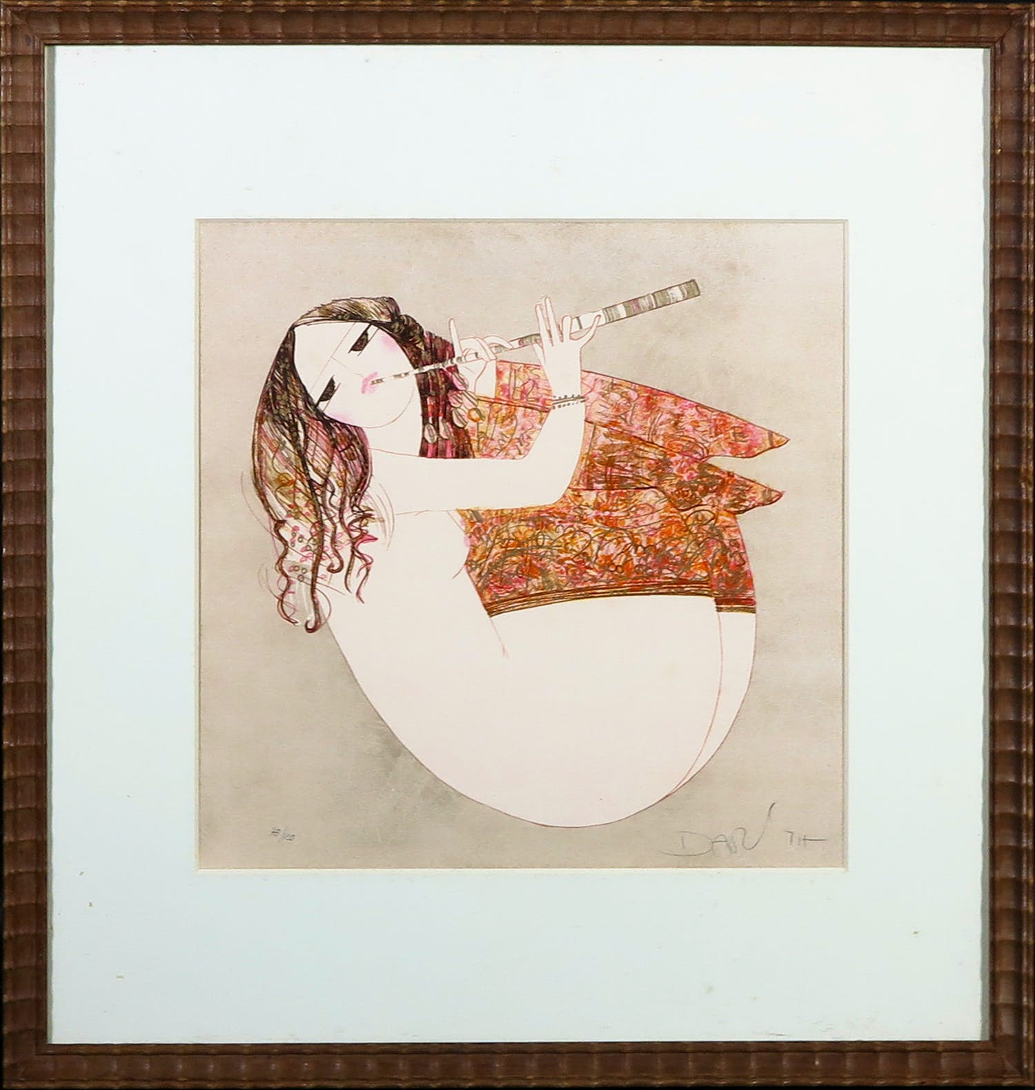 Mohaier Dariush - Litho, Zonder titel - Ingelijst kopen? Bied vanaf 1!