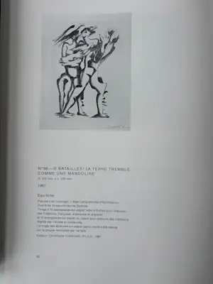 Ossip Zadkine - O BATAILLES! LA TERRE TREMBLE COMME UNE MANDOLINE kopen? Bied vanaf 250!