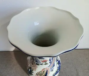 Royal Boch - vintage polychroom aardewerk vaas kopen? Bied vanaf 23!