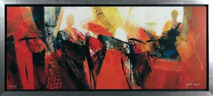 Peter Meijer - Zeefdruk op board, De brief - Ingelijst (Groot) kopen? Bied vanaf 50!