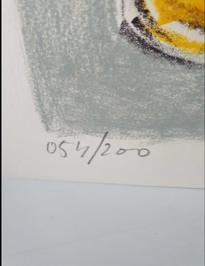 Henny van der Vegt - Zonder Titel - zeefdruk - 1989 - 200ex. kopen? Bied vanaf 1!