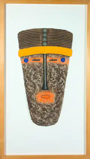 Alain Berck Vitz - Carborundum, Warrior - Ingelijst verkauft für € 105!