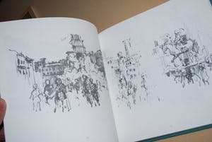 Rob Houdijk - Rome, het Forum - ingelijste litho, speciale editie 1988 - incl. 2 kunstboeken! kopen? Bied vanaf 45!