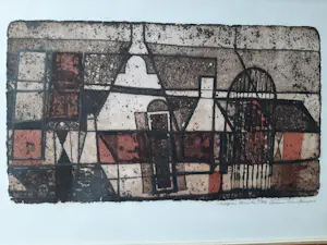 Anne Huitema - Litho, Zonder titel kopen? Bied vanaf 40!