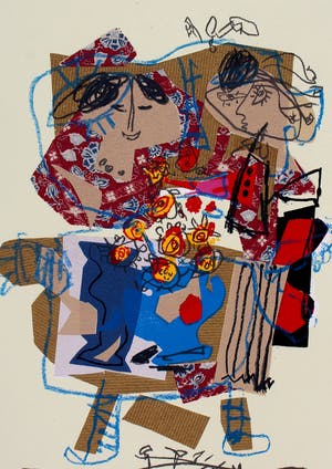 Kees Salentijn - zeefdruk -1997 kopen? Bied vanaf 55!