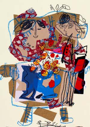 Kees Salentijn - zeefdruk -1997 verkocht voor € 55!