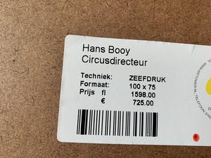 Hans Booy - Circusdirecteur kopen? Bied vanaf 75!