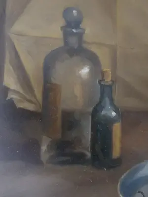 Jan Schaeffer - Stilleven met flessen en schalen kopen? Bied vanaf 449!