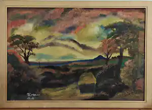 Alphonse Kiabelua - Landschap kaufen? Bieten Sie von 60!