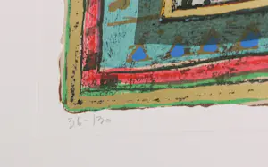 Eric Toebosch - Zeefdruk, Inzicht - Ingelijst (glasplaat ontbreekt) kopen? Bied vanaf 50!