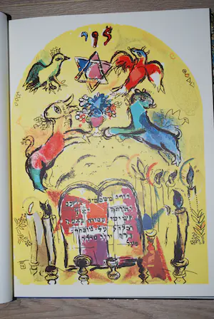 Marc Chagall - Litho * Levi * in kunstboek-+-extra: werk uit 1962, in beperkte oplage kopen? Bied vanaf 75!