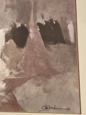 Otto Bachmann - Kerk tafereel kopen? Bied vanaf 10!
