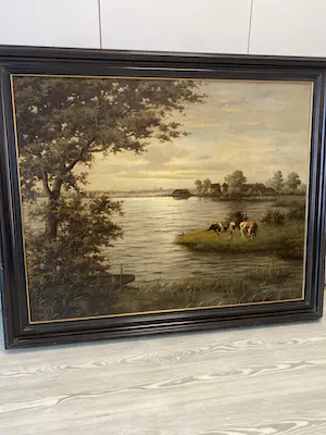 Willem de Kok - Olieverfschilderij met koeien kopen? Bied vanaf 250!